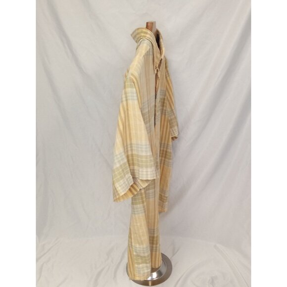 Covington Field and Stream Yellow Red Button Down Collared Shirts Size M - Picture 5 of 15